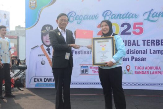 Pemkot Bandarlampung Pecahkan Rekor Sekubal Terbesar di Dunia