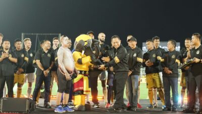 HIPMI Apresiasi Kehadiran Bhayangkara Presisi Lampung FC