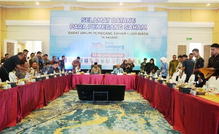 Muhammad Firsada  Ditetapkan sebagai Komisaris Utama Bank Lampung dalam RUPS – Luar Biasa