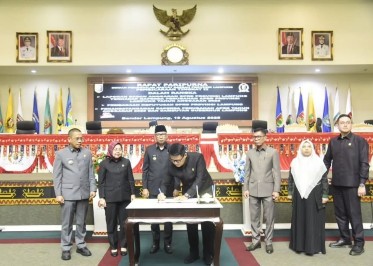 DPRD Lampung Sahkan Propemperda 2026, Tetapkan 30 Raperda Prioritas