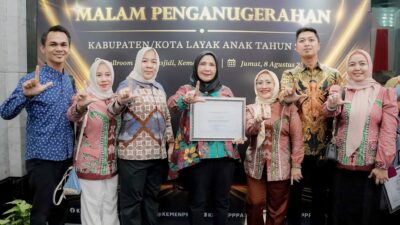 Kota Bandarlampung Raih Penghargaan Kota Layak Anak 2025 Kategori Nindya
