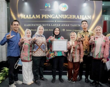 Kota Bandarlampung Raih Penghargaan Kota Layak Anak 2025 Kategori Nindya