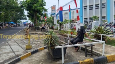 Tamannya Berdiri di atas Ruang Milik Jalan, RS Handayani Lampung Utara Diduga Serobot Tanah Negara