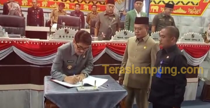 RAPBDP Lampung Utara Tahun 2025 Besar Pasak daripada Tiang