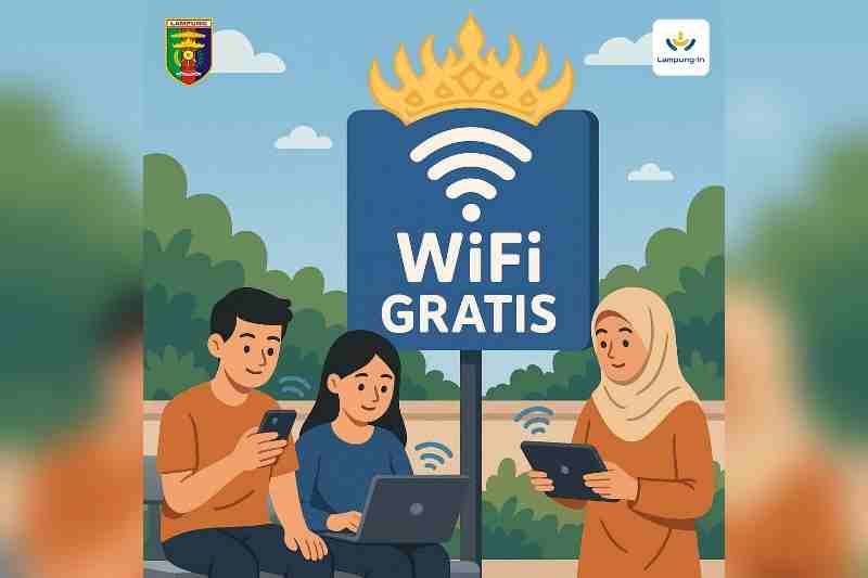 Pemprov Lampung Sediakan Akses WiFi Gratis di Sejumlah Ruang Publik