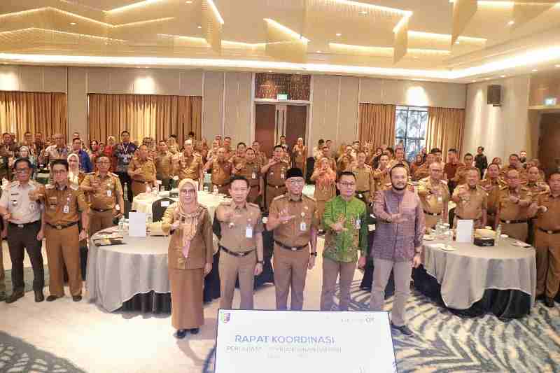 Rakor Sekda se-Lampung, Gubernur Mirza Soroti Tantangan dan Solusi Pembangunan SDM