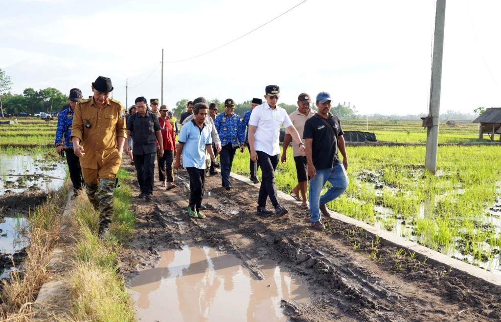 Turun ke Sawah!, Bupati Egi Janji Tuntaskan Jalan Petani yang Terbengkalai Puluhan Tahun