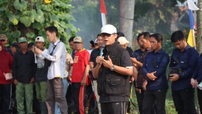 Bupati dan Wabup Lampung Tengah Pimpin Gotong Royong di Bandar Jaya Timur