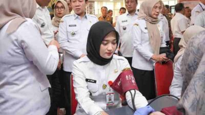 Ratusan ASN Pemprov Lampung Donorkan Darah Untuk Sesama di Momen Kemerdekaan