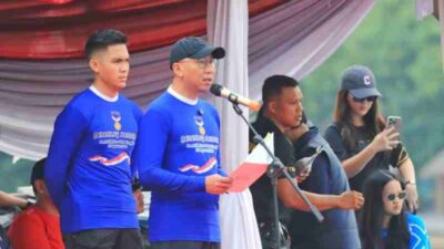 Upacara Unik, Gubernur Rahmat Mirzani Jadi Inspektur Upacara Peringatan HUT ke-80 RI di Atas Laut