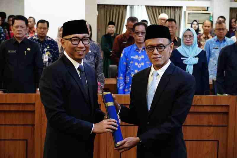 Gubernur Lampung Lantik Dua Pejabat Pimpinan Tinggi Pratama