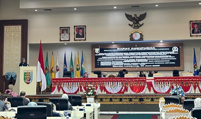 DPRD Lampung Gelar Rapat Paripurna Bahas Tiga Agenda Penting