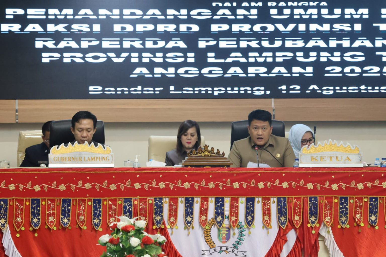 DPRD Lampung Setuju Bahas Lanjut Raperda APBD Perubahan 2025