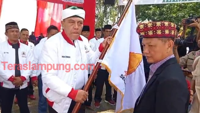 DPD Perguruan Pencak Silat Sekinci-kinci Lampung Utara Dilantik