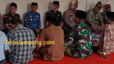 Cegah Potensi Konflik SARA, Bupati Lampung Utara Damaikan Perselisihan Warga Desa Sumberarum