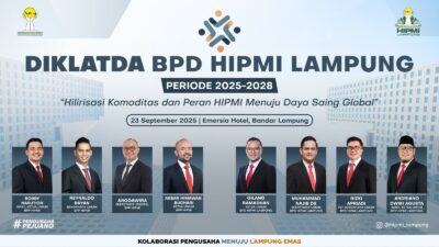 Hipmi Lampung Gelar Diklatda 2025, Cetak Kader Pengusaha Muda Berintegritas untuk Lampung Emas
