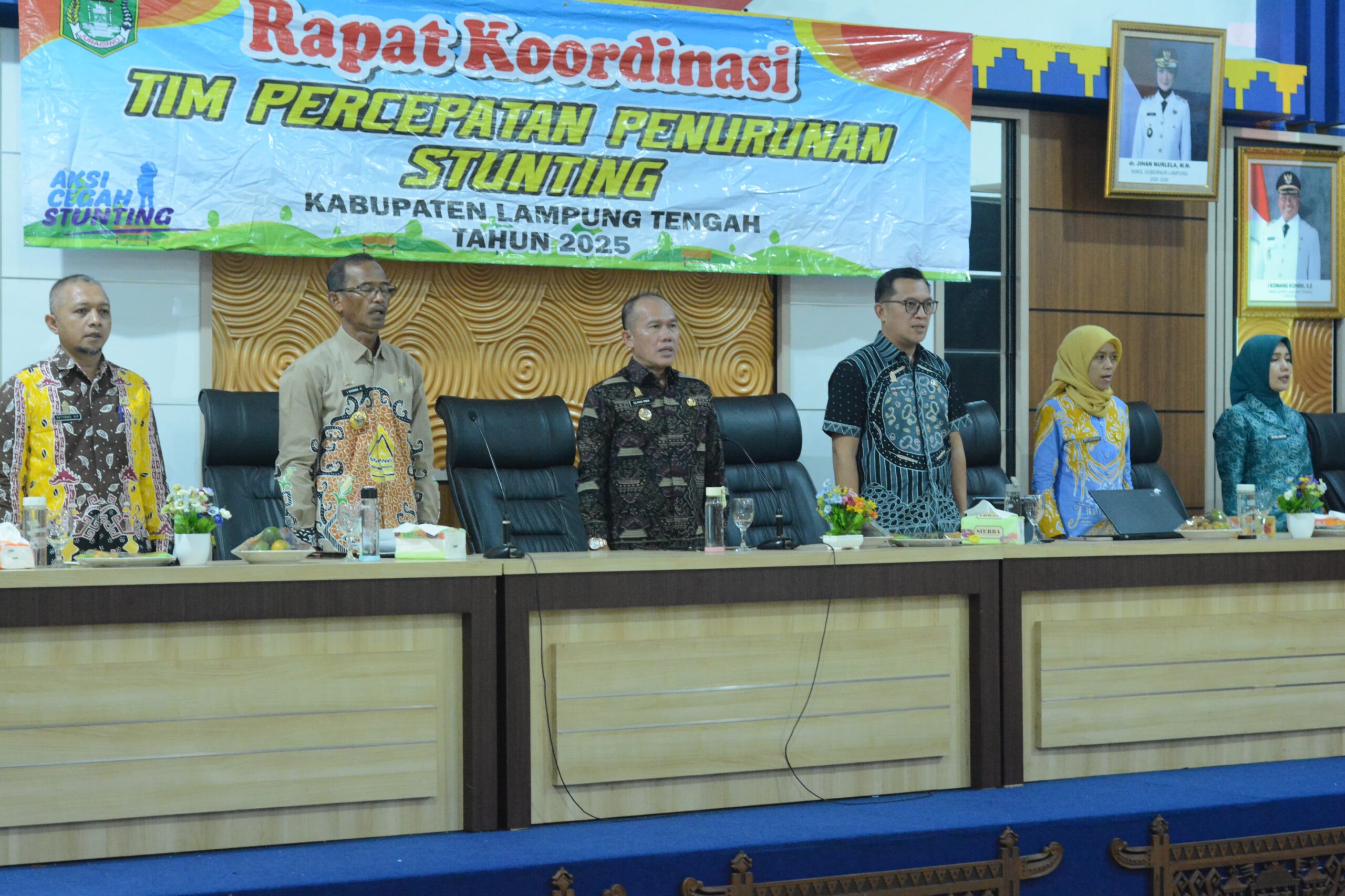 Pemkab Lamteng Gelar Rakor Percepatan Penurunan Stunting