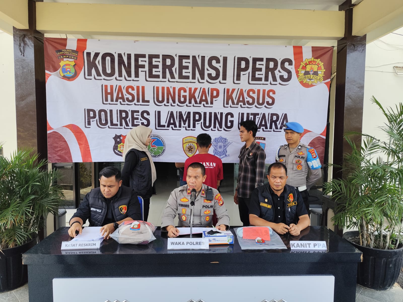 Polres Lampung Utara Tangkap Terduga Pelaku Rudapaksa Anak di Abungkunang