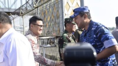 Ketua DPRD Lampung Sambut Kasau dan Wamenhan RI di Lampung Selatan