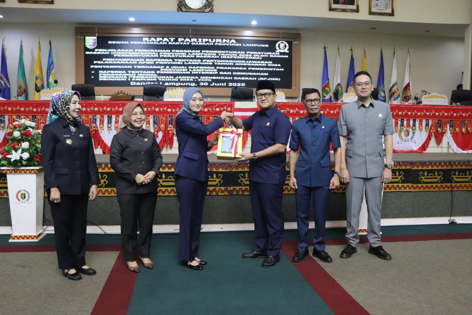 Bahas Propemperda, DPRD Lampung Gelar Rapat Paripurna