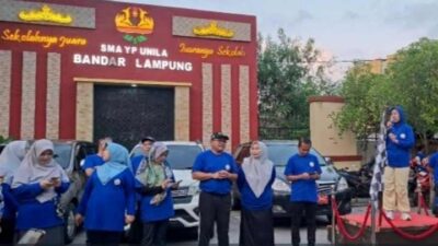 Rektor Unila Ikut Semarakkan Puncak HUT YP Unila