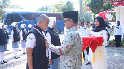 Bupati Lampung Tengah Berikan Apresiasi Kepada Calon Paskibraka Lampung Tengah