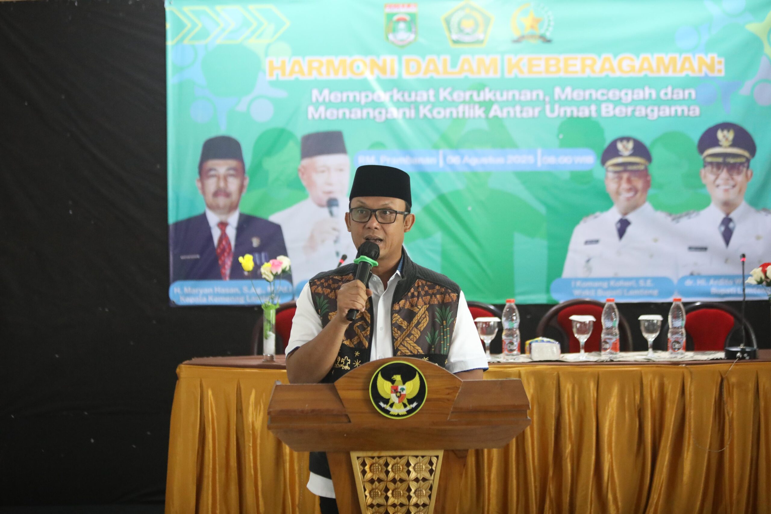 Bupati Hadiri Dialog Moderasi Beragama Bersama FKUB Lampung Tengah