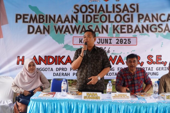 Andika Wibawa Sosialisasikan Ideologi Pancasila di Bandarlampung