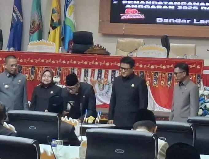 Difokuskan untuk MBG dan Sejumlah Program Unggulan, DPRD Lampung Setujui APBDP 2025