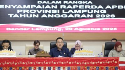 DPRD Lampung Terima Dokumen Raperda APBD Tahun Anggaran 2026