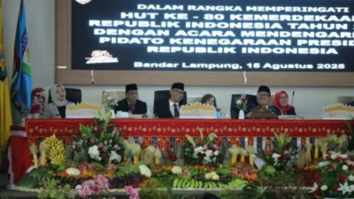 DPRD Lampung dan Gubernur Lampung Dengarkan Pidato Kenegaraan Presiden Prabowo