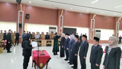 Tujuh Pejabat Tinggi Pratama Pemkot Bandarlampung Dilantik