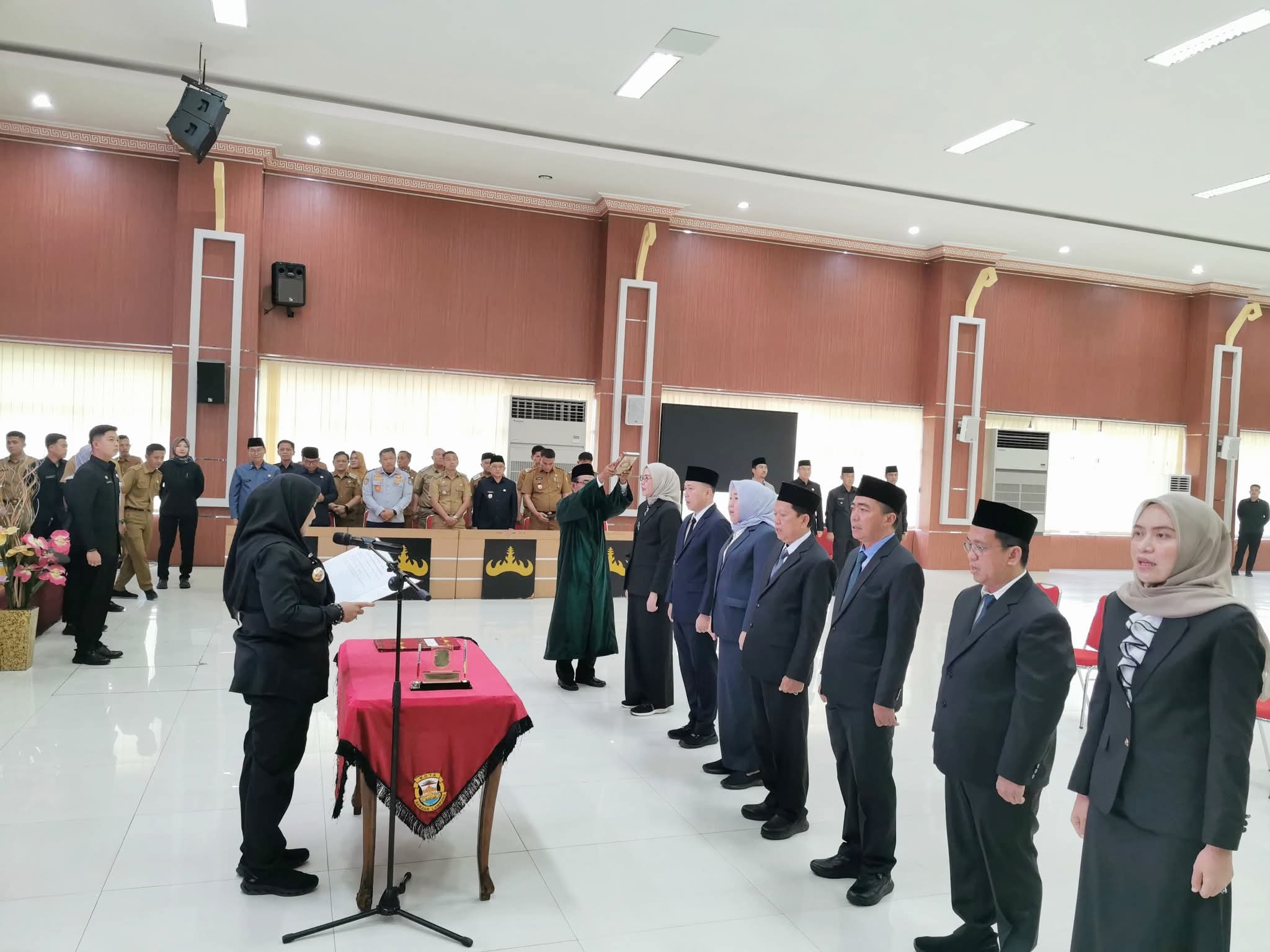 Tujuh Pejabat Tinggi Pratama Pemkot Bandarlampung Dilantik