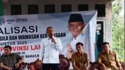 Hanifal Sosialisasikan Ideologi Pancasila di Tubaba