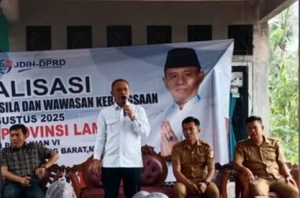 Hanifal Sosialisasikan Ideologi Pancasila di Tubaba