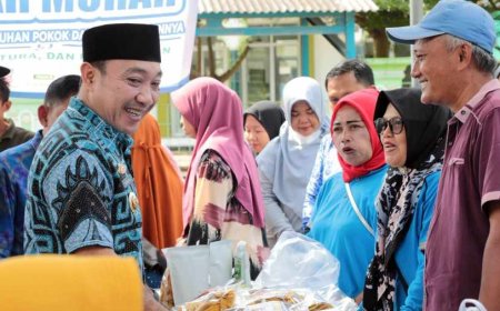 Pemkab Lampung Selatan Gelar Operasi Pasar Murah di Sidomulyo