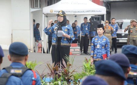 Peringatan Hari Sumpah Pemuda di Pemkot Bandarlampung , Ini Pesan Menpora