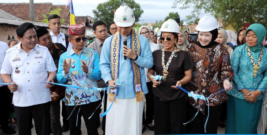 Perkuat Konektivitas Wisata, Bupati Egi Resmikan Jalan Sukamarga-Bulok
