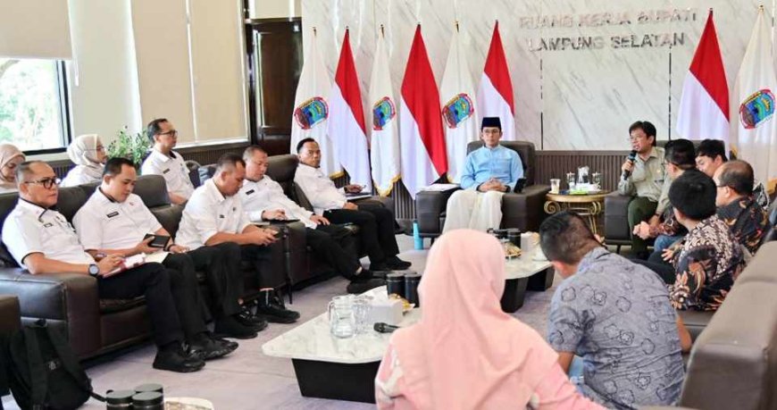 Pemkab Lampung Selatan Perkuat Program Smart Farming Nasional di Desa Trimomukti