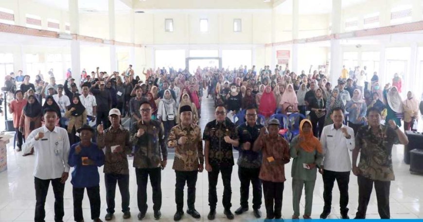 356 Keluarga di Sidomulyo Terima Kartu Kesejahteraan Sosial dari Kemensos RI