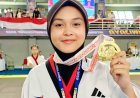 Perdana Ikuti Kejuaraan, Siswi Lampung Utara Ini Sabet Medali Emas di Kejuaraan Internasional