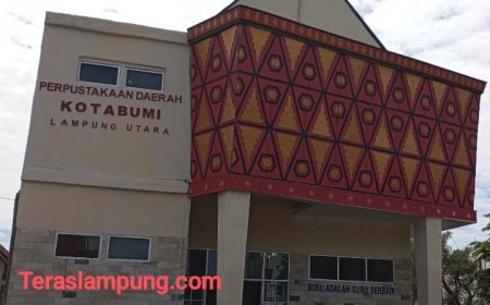 Telan Rp1,3 M, Pembangunan Gedung Perpustakaan Daerah Lampung Utara Diduga Asal-asalan