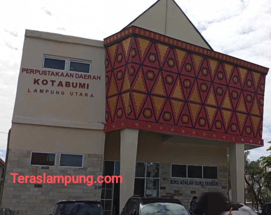 Telan Rp1,3 M, Pembangunan Gedung Perpustakaan Daerah Lampung Utara Diduga Asal-asalan