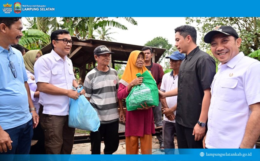 Bupati Egi Terjun Cepat ke Lokasi Puting Beliung, Pastikan Warga Candipuro Mendapat Bantuan dan Perlindungan