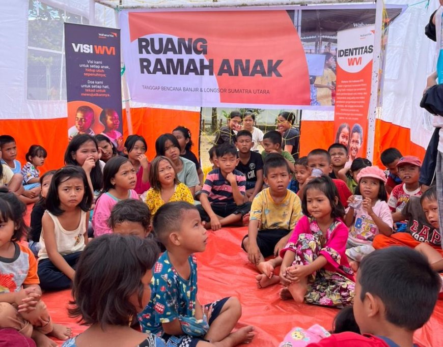 Wahana Visi Indonesia Pastikan Kecukupan Gizi, Air Bersih, dan Akses Dukungan Psikososial untuk 5.000 Orang dalam Masa Tanggap Bencana di Tapanuli Tengah 
