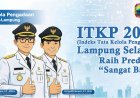 Indeks Tata Kelola Pengadaan Kabupaten Lampung Selatan Terbaik se-Lampung