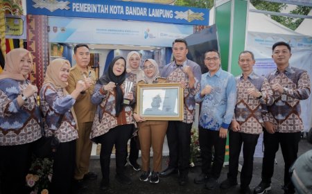 Kelurahan Kedamaian Kota Bandarlampung Raih Penghargaan Kelurahan Berprestasi Tingkat Nasional