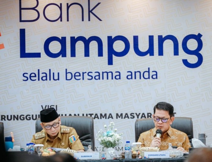 Hadiri Rakor Bank Lampung, Ini Pesan Gubernur Rahmat Mirzani