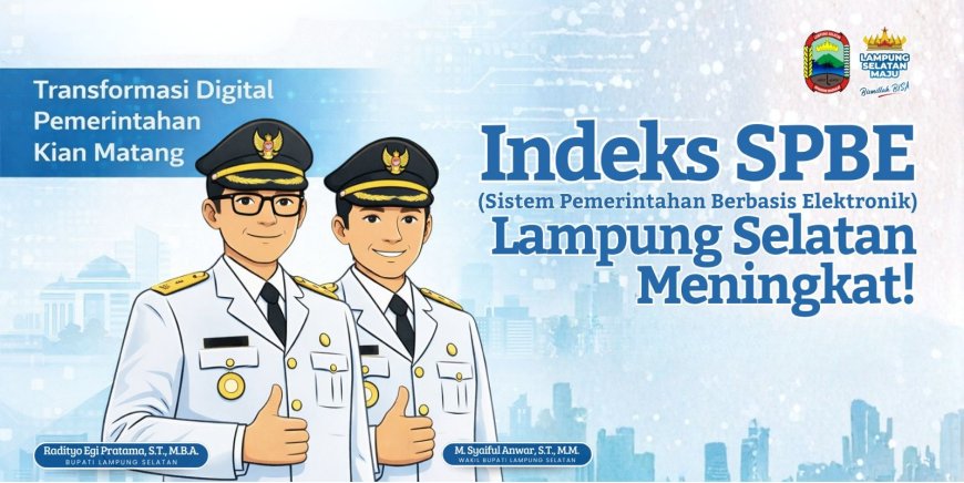 Indeks SPBE Lampung Selatan Naik Jadi 3,34