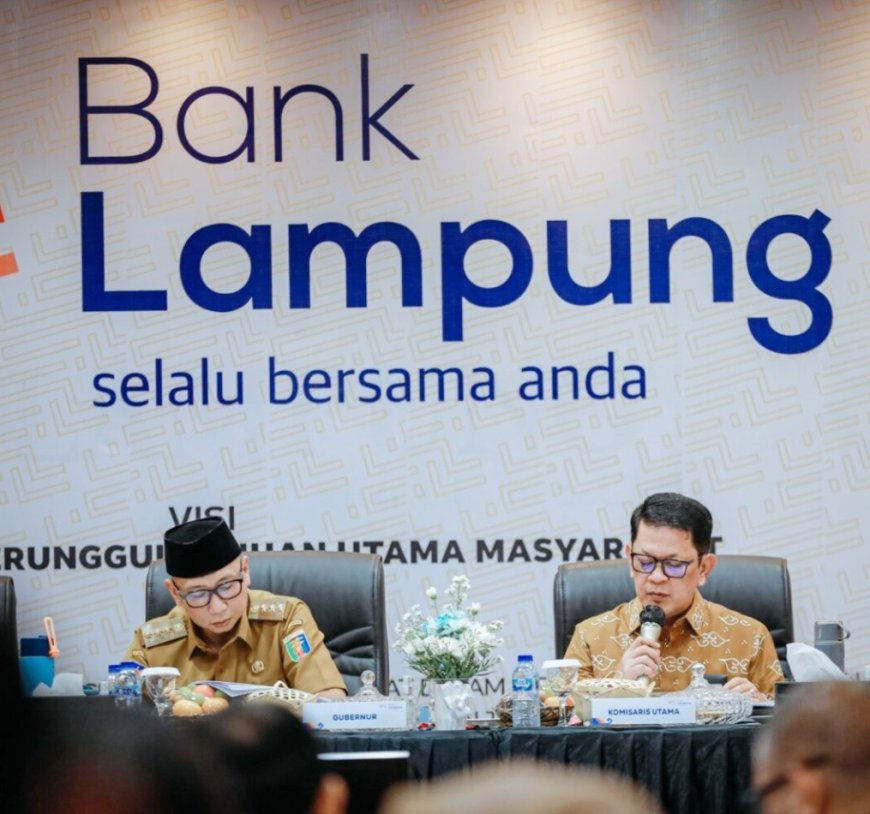 Hadiri Rakor Bank Lampung, Ini Pesan Gubernur Rahmat Mirzani